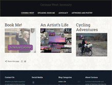 Tablet Screenshot of corinnawest.com